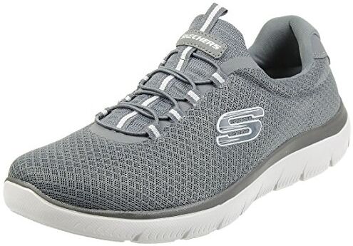 Skechers Summits, Scarpe da ginnastica Uomo, Charcoal Mesh Trim, 45.5 EU