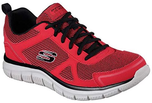 Skechers 52630, Sneakers Uomo, Rosso, 45.5 EU