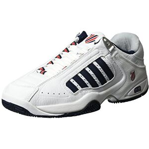 K-Swiss Performance Defier Rs, Scarpe da Tennis Uomo, Bianco (White/Dressblue/Fieryred 164-M), 45 EU K-Swiss Performance Defier Rs, Scarpe da Tennis Uomo, Bianco (White/Dressblue/Fieryred 164-M), 45 EU