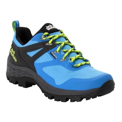 Jack Wolfskin REBELLION GUIDE TEXAPORE LOW - Nero/Azzurro - Uomo - Scarpe da trekking Jack Wolfskin REBELLION GUIDE TEXAPORE LOW - Nero/Azzurro - Uomo - Scarpe da trekking