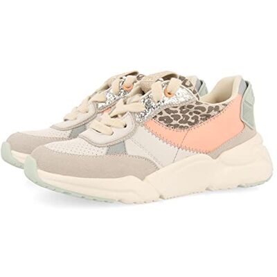 GIOSEPPO Sneakers Bianche con Dettagli leopardati da Bambina gigny GIOSEPPO Sneakers Bianche con Dettagli leopardati da Bambina gigny