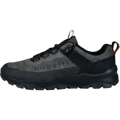 bugatti Snaker mit Hiking Touch für Einen Komfortablen Look, Scarpe da Ginnastica Uomo, Grigio Scuro, 46 EU bugatti Snaker mit Hiking Touch für Einen Komfortablen Look, Scarpe da Ginnastica Uomo, Grigio Scuro, 46 EU