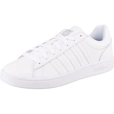 K-Swiss Court Winston - Scarpe in pelle da uomo, bianco, EU 45 K-Swiss Court Winston - Scarpe in pelle da uomo, bianco, EU 45