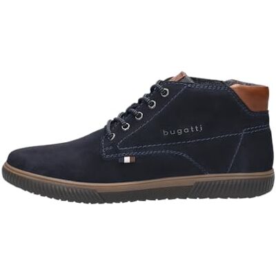 bugatti Sneakerboot aus Leder mit Komforweite, Stivali alla Moda Uomo, Blu Scuro, 46 EU Larga bugatti Sneakerboot aus Leder mit Komforweite, Stivali alla Moda Uomo, Blu Scuro, 46 EU Larga