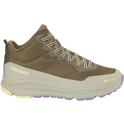 Viking Donna Motion Mid GTX W Walking Shoe, Olive Lilac, 42 EU Viking Donna Motion Mid GTX W Walking Shoe, Olive Lilac, 42 EU
