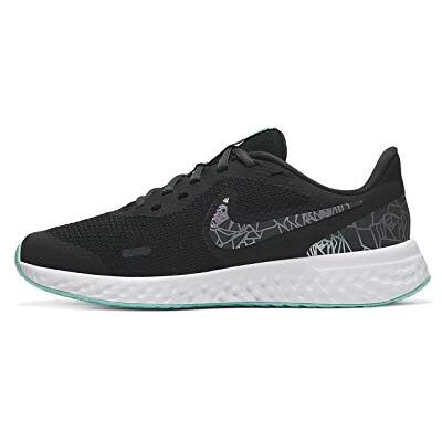 Nike Revolution 5 Rebel (GS) Scarpe Indoor Multisport Black/Anthracite-Light Aqua 5,5Y Nike Revolution 5 Rebel (GS) Scarpe Indoor Multisport Black/Anthracite-Light Aqua 5,5Y