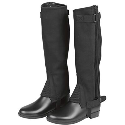 Covalliero ghette ClassicStretch, ghette da equitazione, paio, nere, taglia 146, altezza 34 cm, similpelle, bambino, cerniera, lavabili in lavatrice Lavabili Covalliero ghette ClassicStretch, ghette da equitazione, paio, nere, taglia 146, altezza 34 cm, similpelle, bambino, cerniera, lavabili in lavatrice Lavabili