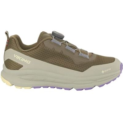 Viking Donna Motion Low GTX Boa W Walking Shoe, Olive Lilac, 42 EU Viking Donna Motion Low GTX Boa W Walking Shoe, Olive Lilac, 42 EU