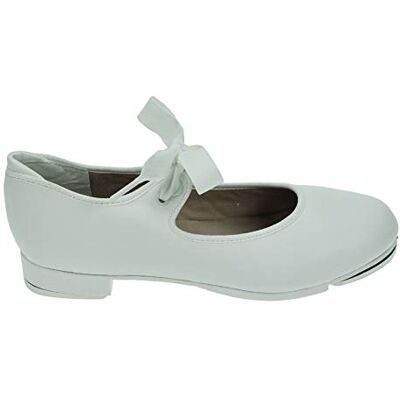 Capezio Shuffle Tap Shoe Child, 3 m, Colore: Bianco Capezio Shuffle Tap Shoe Child, 3 m, Colore: Bianco