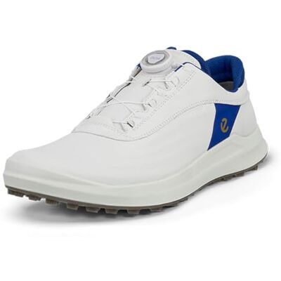 ECCO Scarpe da Golf da Uomo 2025 Core Low-Cut Boa in Pelle Impermeabile Senza Punte, Bianco Virtuale, 43 EU ECCO Scarpe da Golf da Uomo 2025 Core Low-Cut Boa in Pelle Impermeabile Senza Punte, Bianco Virtuale, 43 EU