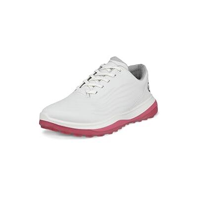 ECCO Scarpe da Golf da Donna Lt1 Senza Punte, Gomma da Masticare Bianca, 41 EU ECCO Scarpe da Golf da Donna Lt1 Senza Punte, Gomma da Masticare Bianca, 41 EU
