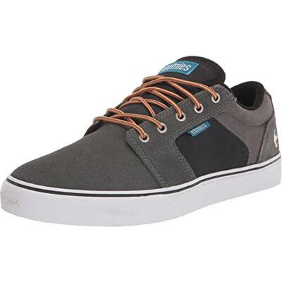 Etnies Barge LS, Scarpe da Skateboard Tecniche da Uomo, Grigio, Nero, Giallo., 42.5 EU Etnies Barge LS, Scarpe da Skateboard Tecniche da Uomo, Grigio, Nero, Giallo., 42.5 EU