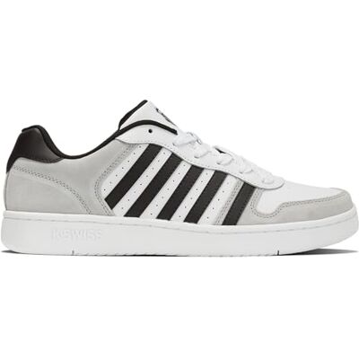 K-Swiss Scarpe da Ginnastica da Uomo Court Palisades, Bianco 144, 49 EU K-Swiss Scarpe da Ginnastica da Uomo Court Palisades, Bianco 144, 49 EU