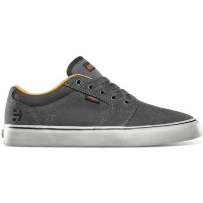 Etnies Barge LS Scarpe da Skate da Uomo, Grigio Scuro/Nero/Arancione, Taglia 40, Grigio Scuro Nero Arancione, 41 1/3 EU Etnies Barge LS Scarpe da Skate da Uomo, Grigio Scuro/Nero/Arancione, Taglia 40, Grigio Scuro Nero Arancione, 41 1/3 EU