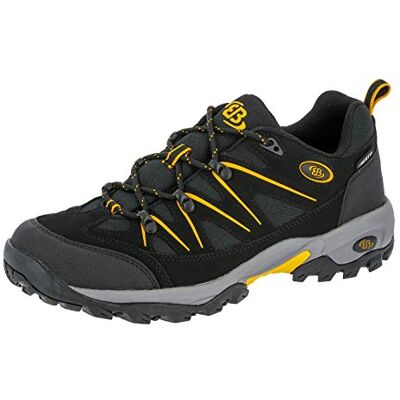 Brütting Mount Hunter Low Scarpe da Arrampicata Basse Uomo, Nero (Nero/Giallo), 48 EU Brütting Mount Hunter Low Scarpe da Arrampicata Basse Uomo, Nero (Nero/Giallo), 48 EU