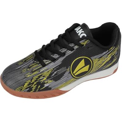 JAKO J-Si Stepover, Scarpe da Ginnastica per Ambienti Interni Unisex-Adulto, Jet Black Neon Yellow, 46 EU JAKO J-Si Stepover, Scarpe da Ginnastica per Ambienti Interni Unisex-Adulto, Jet Black Neon Yellow, 46 EU