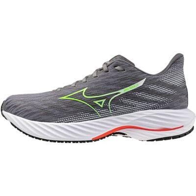 Mizuno Men's Wave Rider 28 Running Shoe, Scarpe da Corsa Uomo, Tradewinds Green Gecko, 46.5 EU Mizuno Men's Wave Rider 28 Running Shoe, Scarpe da Corsa Uomo, Tradewinds Green Gecko, 46.5 EU