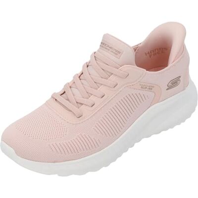 Skechers BOBS SPORT SQUAD Scarpe Donna Rosa Chiaro - Casual Skechers BOBS SPORT SQUAD Scarpe Donna Rosa Chiaro - Casual