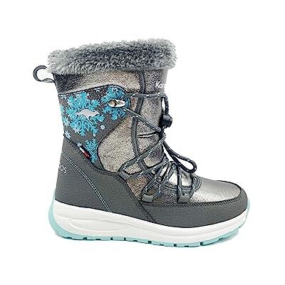 KangaROOS K-CG Monja Ev, Stivali da Neve Donna, Grigio Acciaio Menta, 40 EU KangaROOS K-CG Monja Ev, Stivali da Neve Donna, Grigio Acciaio Menta, 40 EU