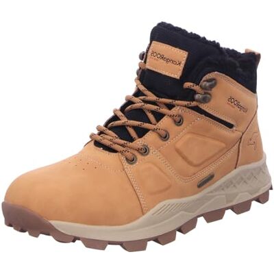 KangaROOS K-tm Bart RV, Stivali da Neve Uomo, Tan Yellow Jet Black, 46 EU KangaROOS K-tm Bart RV, Stivali da Neve Uomo, Tan Yellow Jet Black, 46 EU