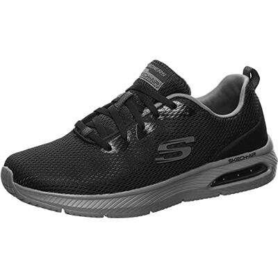 Skechers Dyna-air, Scarpe da Ginnastica Uomo, Nero Black Mesh Charcoal Trim Bkcc, 43 EU Skechers Dyna-air, Scarpe da Ginnastica Uomo, Nero Black Mesh Charcoal Trim Bkcc, 43 EU