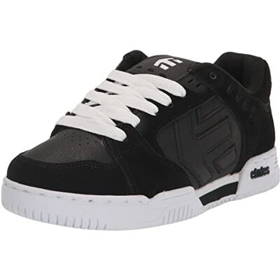 Etnies Faze – Stile Classico da Skate Heritage con Look gonfio di Tendenza, Suola Rinforzata, vestibilità Imbottita, Sneakers per Tutti i Giorni con morso 2025, Nero e Bianco, 45.5 EU Etnies Faze – Stile Classico da Skate Heritage con Look gonfio di Tendenza, Suola Rinforzata, vestibilità Imbottita, Sneakers per Tutti i Giorni con morso 2025, Nero e Bianco, 45.5 EU