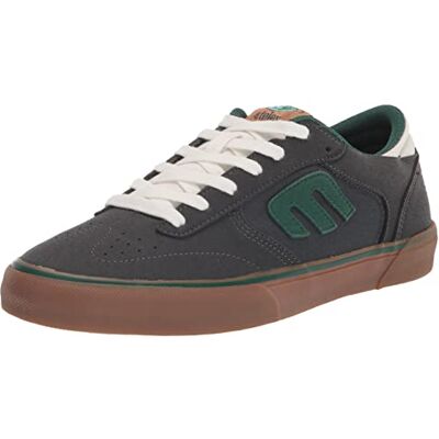 Etnies Windrow Vulc, Scarpe da Skateboard Uomo, Gum Grigio Scuro Bianco, 38 EU Etnies Windrow Vulc, Scarpe da Skateboard Uomo, Gum Grigio Scuro Bianco, 38 EU