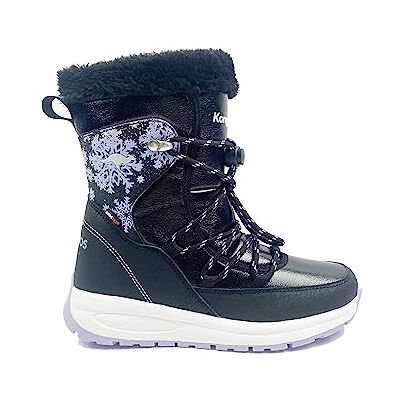 KangaROOS K-CG Monja Ev, Stivali da Neve Donna, Jet Black Misty Lilac, 35 EU KangaROOS K-CG Monja Ev, Stivali da Neve Donna, Jet Black Misty Lilac, 35 EU