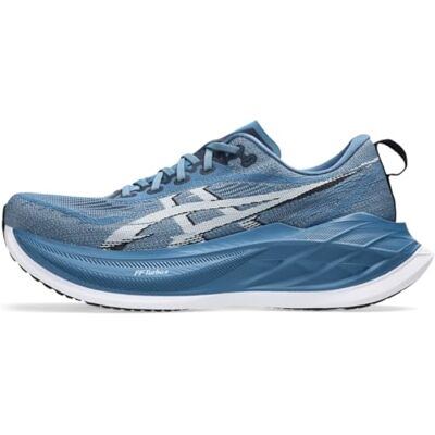 Asics Scarpe da Corsa Unisex SUPERBLAST, Mare Invernale/Bianco, 11 Wide Women/9.5 Men Asics Scarpe da Corsa Unisex SUPERBLAST, Mare Invernale/Bianco, 11 Wide Women/9.5 Men