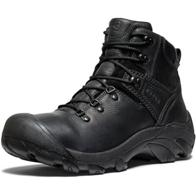KEEN Pyrenees, Stivali da escursionismo, Uomo, Nero (Black/Legion Blue), 45 EU KEEN Pyrenees, Stivali da escursionismo, Uomo, Nero (Black/Legion Blue), 45 EU