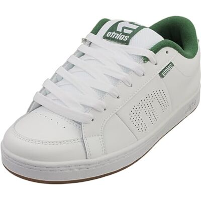 Etnies Kingpin, Sneaker Unisex-Adulto, White/Green, 45.5 EU Etnies Kingpin, Sneaker Unisex-Adulto, White/Green, 45.5 EU
