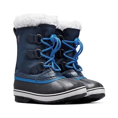 Sorel Yoot Pac Nylon WP, Stivali da Neve Impermeabili Unisex Bambini e ragazzi, Blu (Collegiate Navy/Super Blue 111), 32 EU Sorel Yoot Pac Nylon WP, Stivali da Neve Impermeabili Unisex Bambini e ragazzi, Blu (Collegiate Navy/Super Blue 111), 32 EU