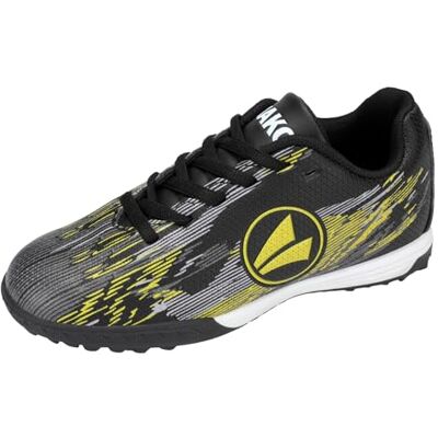 JAKO J-st Stepover, Scarpe da Calcio Unisex-Adulto, Jet Black Neon Yellow, 44 EU JAKO J-st Stepover, Scarpe da Calcio Unisex-Adulto, Jet Black Neon Yellow, 44 EU
