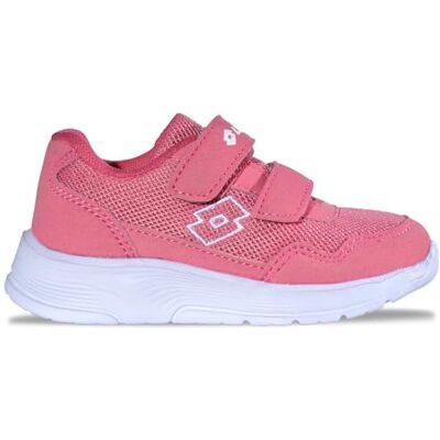 Lotto Connect VL M Unisex Kids, Scarpe da Ginnastica Bambini, Lt Pink White, 23 EU Lotto Connect VL M Unisex Kids, Scarpe da Ginnastica Bambini, Lt Pink White, 23 EU