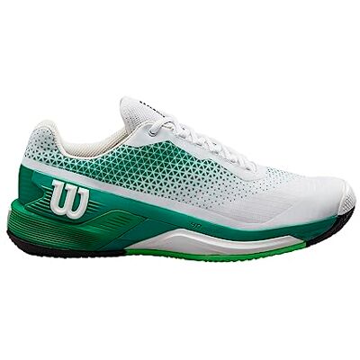 Wilson - Rush Pro 4.0 Clay - BiancoVerde - Scarpe Wilson - Rush Pro 4.0 Clay - BiancoVerde - Scarpe