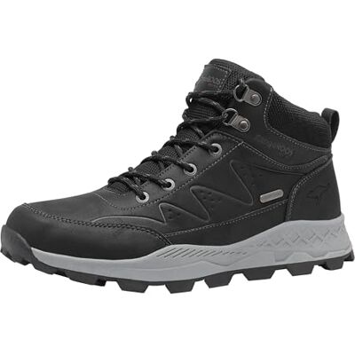 KangaROOS K-tm Justin RV, Stivali da Neve Uomo, Jet Black Steel Grey, 47 EU KangaROOS K-tm Justin RV, Stivali da Neve Uomo, Jet Black Steel Grey, 47 EU