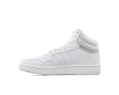 Adidas Hoops Mid Shoes, Sneakers Unisex Bambini e ragazzi, Ftwr White Ftwr White Grey Two, 38 EU