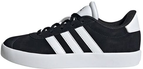 Adidas VL Court 3.0 Kids, Scarpe da Ginnastica, Core Black/Cloud White, 36 EU