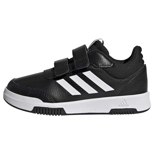 Adidas Tensaur Hook and Loop Shoes, Sneakers Unisex Bambini e ragazzi, Core Black Ftwr White Core Black, 33 EU