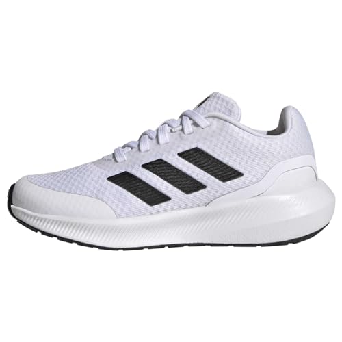 Adidas Runfalcon 3 Lace Shoes, Sneakers Unisex Bambini e ragazzi, Ftwr White Core Black Ftwr White, 38 EU