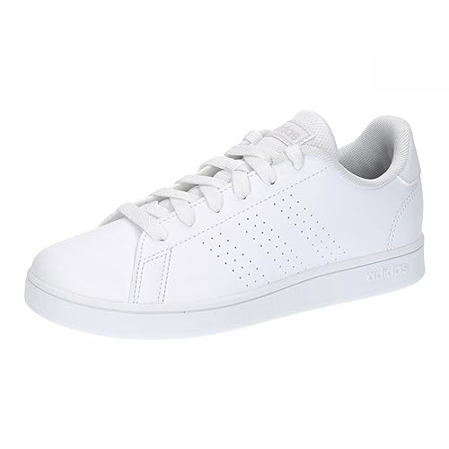 Adidas Advantage Lifestyle Court Lace Shoes, Sneaker Unisex Bambini e ragazzi, Ftwr White Ftwr White Grey One, 30 EU