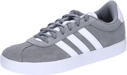 Adidas VL Court 3.0 Kids, Scarpe da Ginnastica, Grey Three/Cloud White/Grey Two, 33 EU