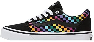 Vans Ward Seasonal, Scarpe Da Ginnastica Bambine e ragazze, Rainbow Mini Check Black White, 30 EU