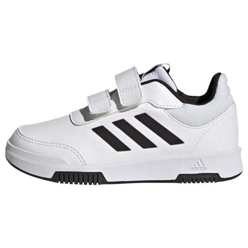Adidas Tensaur Hook and Loop Shoes, Sneakers Unisex Bambini e ragazzi, Ftwr White Core Black Core Black, 34 EU