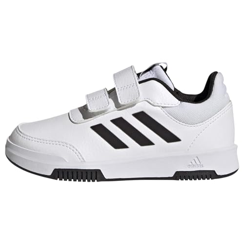 Adidas Tensaur Hook and Loop Shoes, Sneakers Unisex Bambini e ragazzi, Ftwr White Core Black Core Black, 40 EU