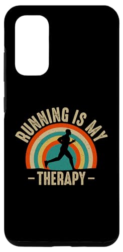 Regali per la corsa Abbigliamento da corsa Runner Custodia per Galaxy S20 Running Is My Therapy
