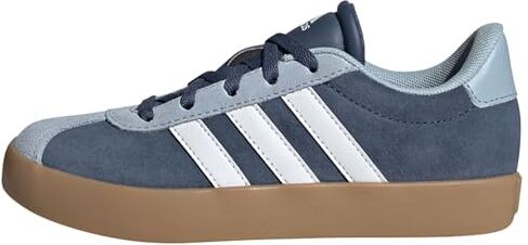 Adidas VL Court 3.0 Kids, Scarpe da Ginnastica, Preloved Ink/Cloud White/Wonder Blue, 31 EU