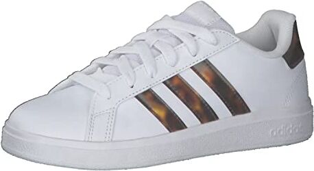 Adidas Grand Court 2.0 K, Sneaker, Ftwr White/Ftwr White/Ftwr White, 40 EU