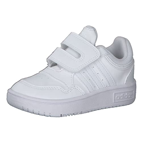 Adidas Hoops Shoes, Sneaker Unisex Bambini e ragazzi, Ftwr White Ftwr White Ftwr White, 36 EU