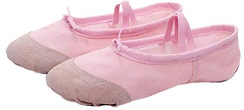 Milisten Appartamenti Scarpette da Ginnastica per Bambini Scarpette da Ballo Scarpette da Yoga Scarpe da Ballo Pantofole da Ballo per Ballare Taglia 29 Espadrillas Piatte